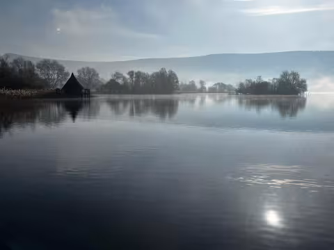 Lake scene looking east from long jetty